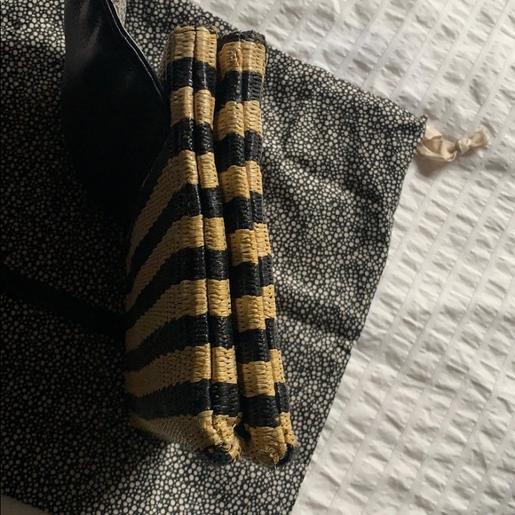 Loeffler Randall straw and leather purse - Picture 8 of 13